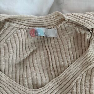 Women's Free People Beach Cream Sweater Set
